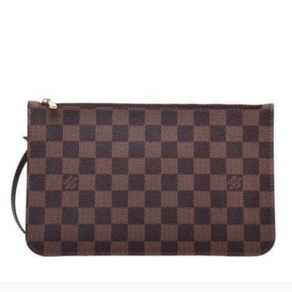 Louis Vuitton | Pochette | Damier Ebene Neverfull MM GM Pochette - Picture 1 of 8